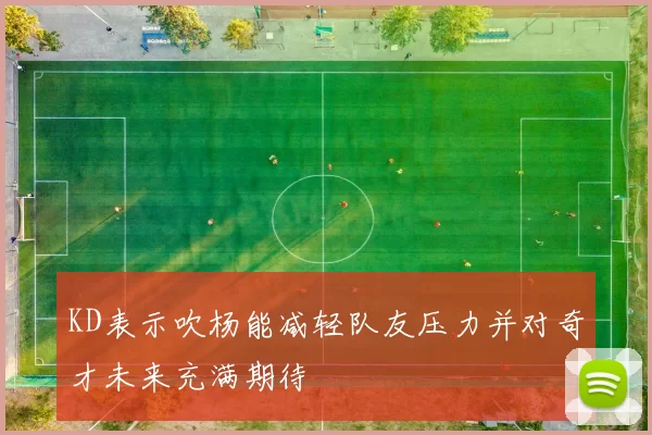 KD表示吹杨能减轻队友压力并对奇才未来充满期待