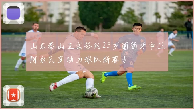 山东泰山正式签约25岁葡萄牙中卫阿尔瓦罗助力球队新赛季